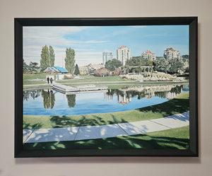 "Stroll in the Park" 18x24 Oil Painting