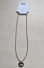 Load image into Gallery viewer, Brown/copper Eye Necklace
