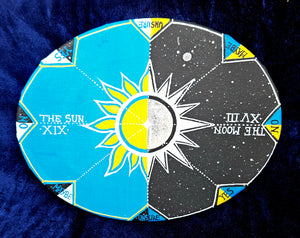 Sun & Moon Tarot Pendulum Board