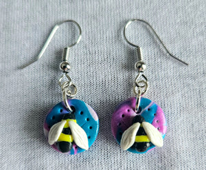 Swirly Bee Earrings