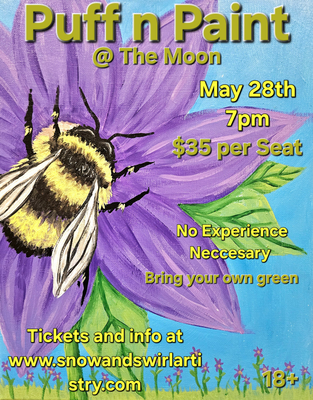 Puff n Paint May 28th