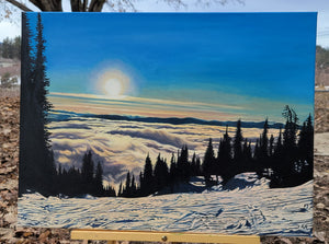 "Snow Heaven" 18x24 Oil Painting