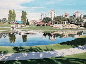 "Stroll in the Park" 18x24 Oil Painting